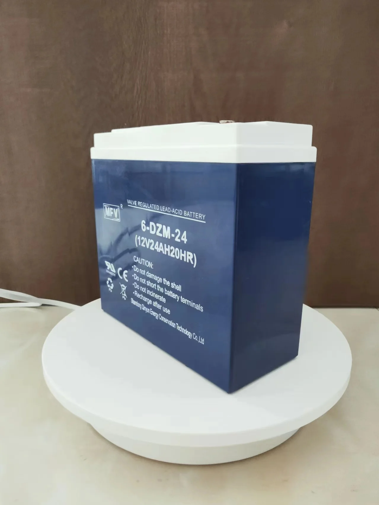 6-DZM-24 24AH герметичная гелевая батарея глубокого цикла 12 вольт затопленная свинцово-кислотная для бытовой электроники и систем сигнализации