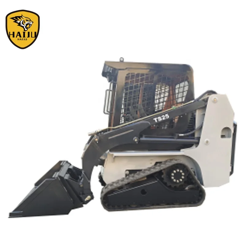 Small 25HP 4WD Farm Kubota Perkins Garden Skid Steer Loader with 3 Cylinder Kubota Perkins Crawler Skid Steer