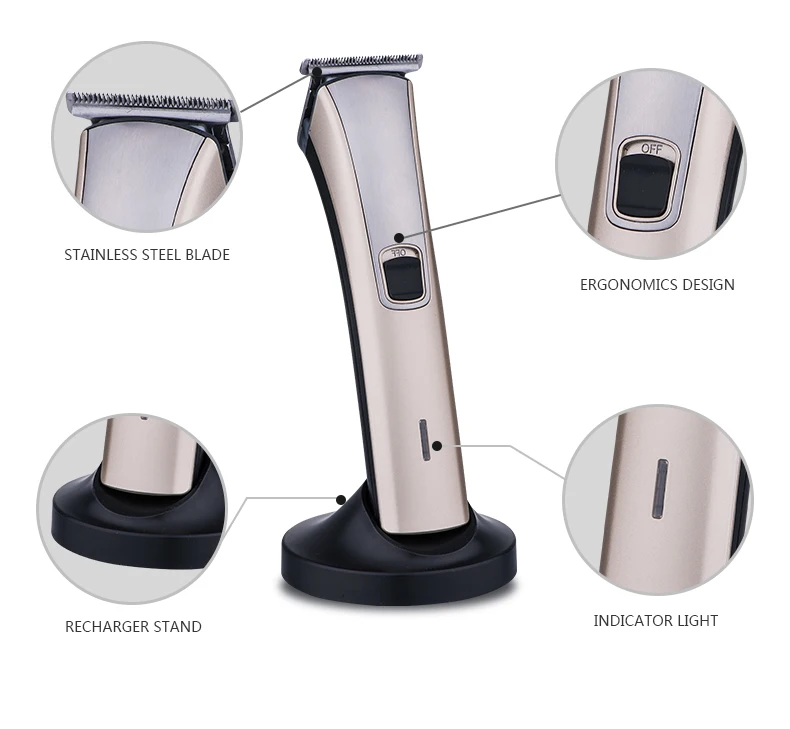 cordless hair clipper trimmer with short cutting length