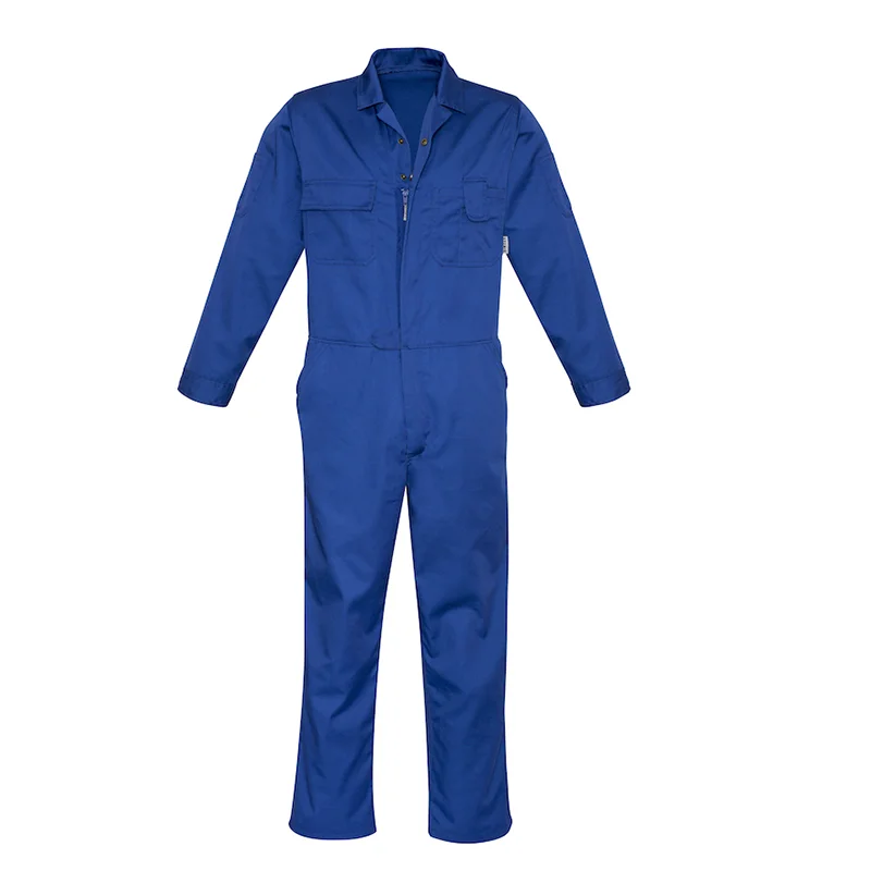 unisex working Auto repair worker cotton double zippers twill functional fireproof overalls