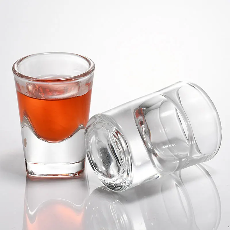 Classic Clear Cup Whisky Glass for Bourbon Macellan Tequila Whiskey Cocktails Custom Sublimation Shot Glass