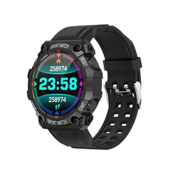 Multifunctional 1.44 Inch Round Screen heart rate cheap watch fd68 fd68s waterproof blood pressure sport smart watch