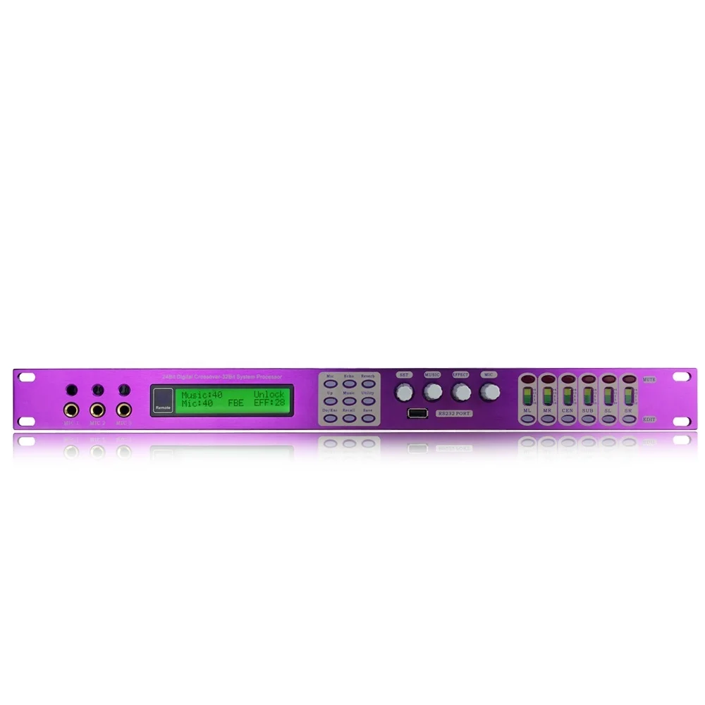 Голос и аудио профессиональный DSP X6 караоке цифровой процессор