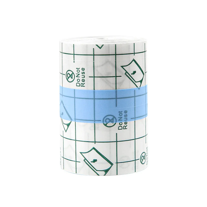 Medical Transparent Waterproof Self-Adhesive Wound Dressing PU Adhesive Film Material for Surgical Use Factory Supplied
