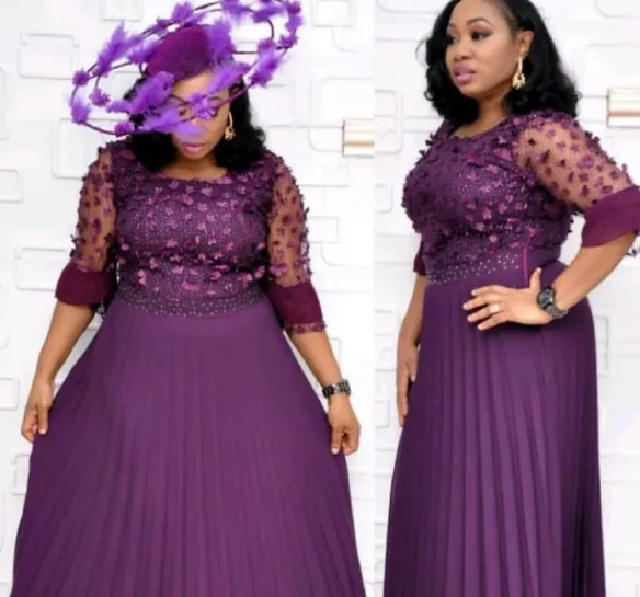 Large Size  Women 3D Flowers Summer Dress Lady Fashion Dress Party Style Clothes