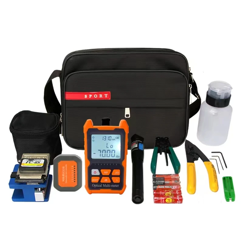 fiber optic equipment Cold-connected tool factory direct light power meter cold-connected kit
