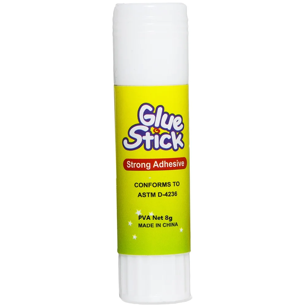 Factory Supply Office Non toxic 8ml 9ml 15ml 21ml 25ml 36ml 40ml PVP PVA Adhesive Stationery Glue Stick