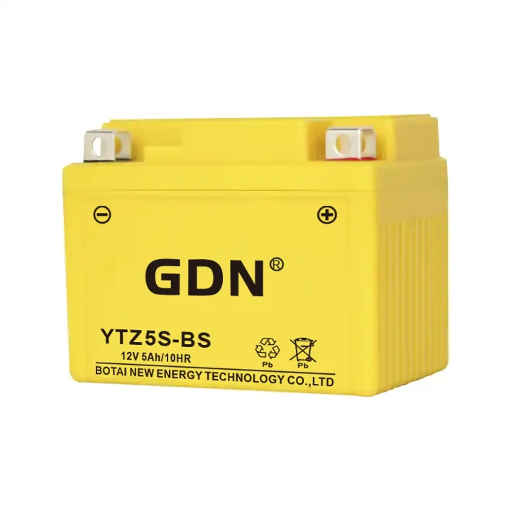 GDN YTZ5S-BS 12 В универсальная батарея для мотоцикла 5AH перезаряжаемая герметичная без обслуживания