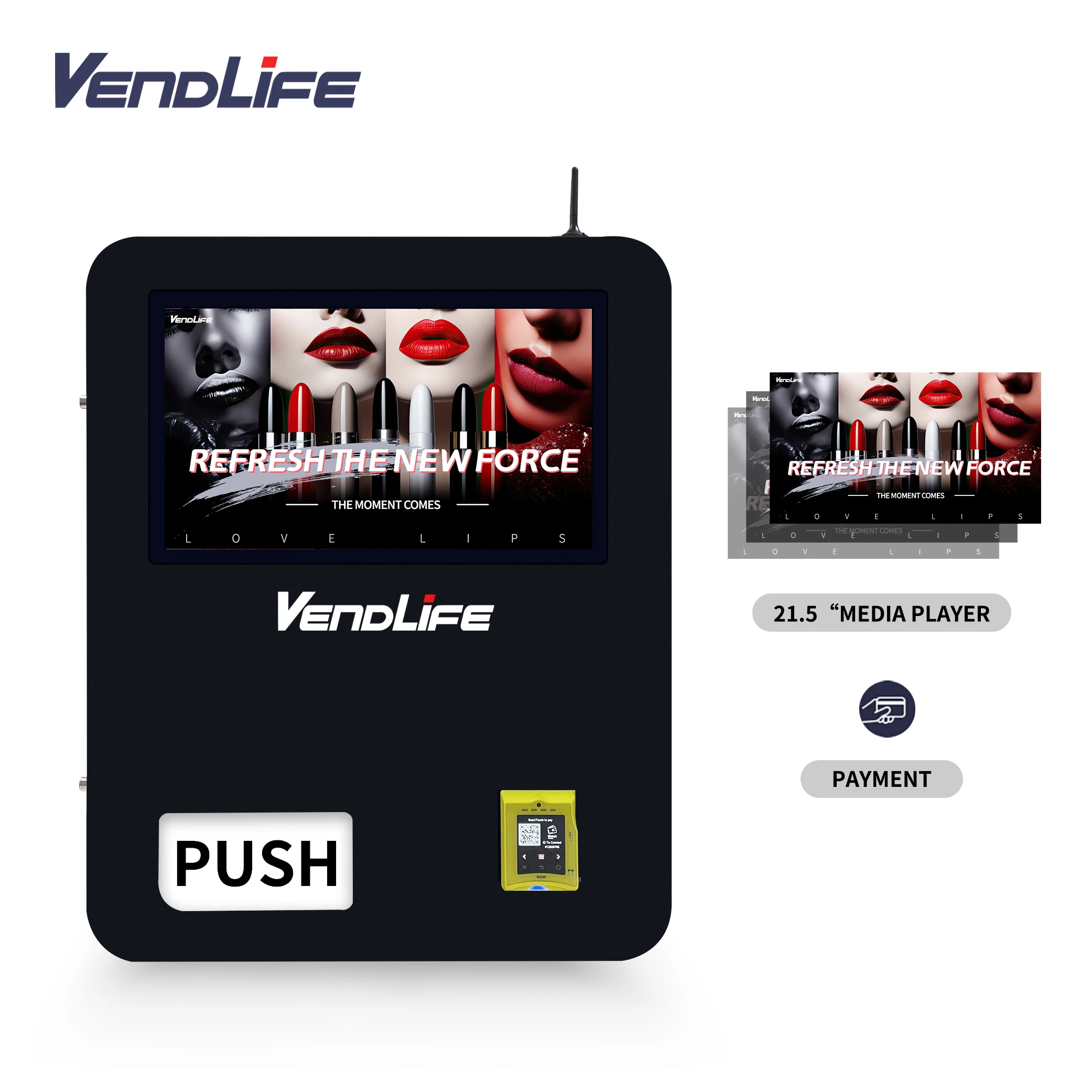 Vendlife Mini Wall Mounted Vending Machine with Cheap Price Small OEM Combo Vending for Foods and Drinks
