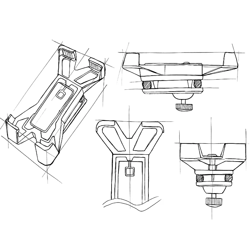Custom design cycling mobile phone bracket appearance design services/OBM services
