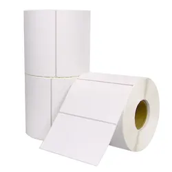 Fast delivery Blank Waterproof Self Adhesive Glossy / Matte / Clear PP Synthetic Sticker label Paper