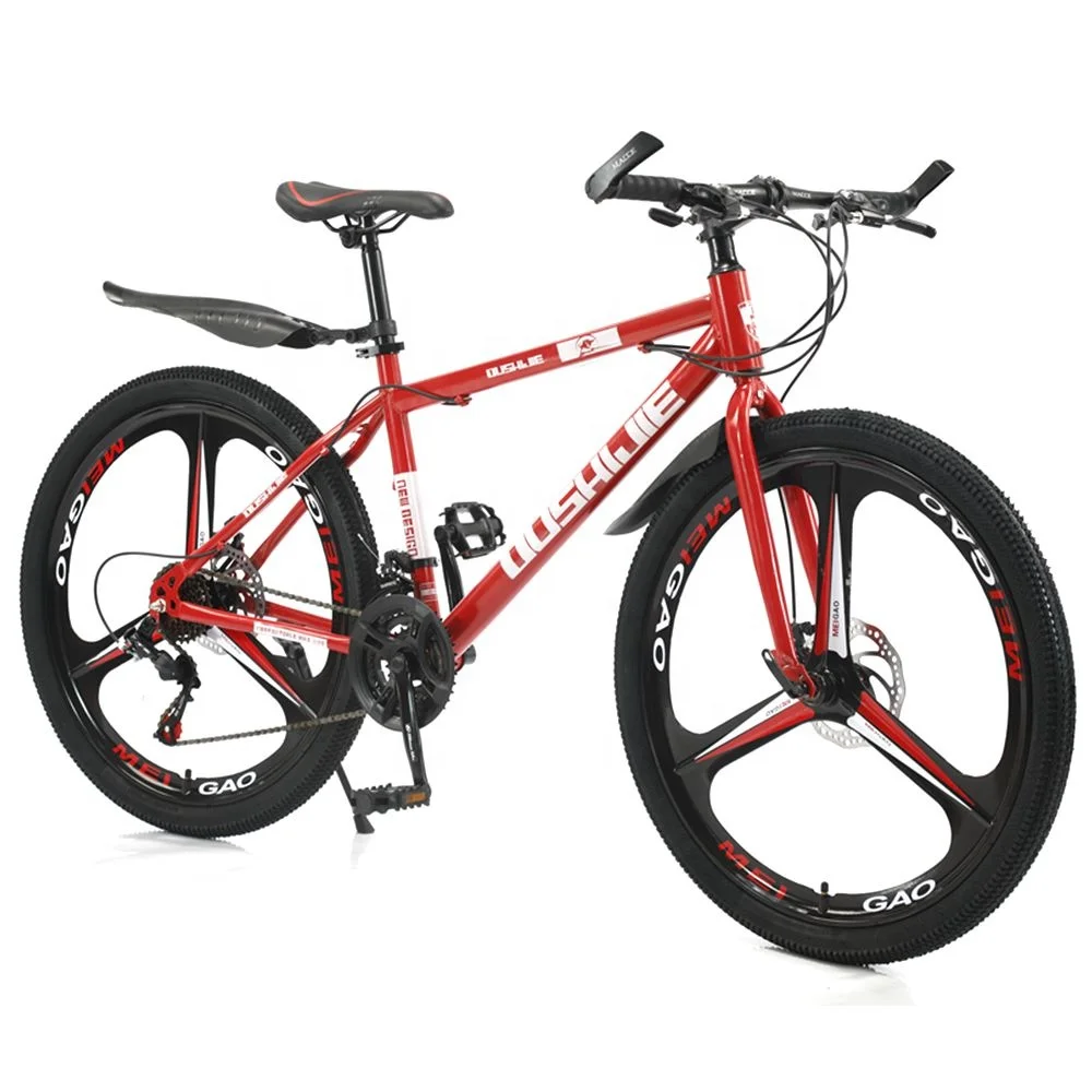 US Hot Sales Off Road Velo Sport Style Cycling Two Wheels 21 Speed 3 Spokes Bicicleta Fast Speed Fahrrad Bicycle Mountain Bike