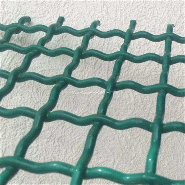65MN Stainless steelcrimped wire mesh sand gravel crusher hooked vibrating sieve screen mesh for Mining and Quarry