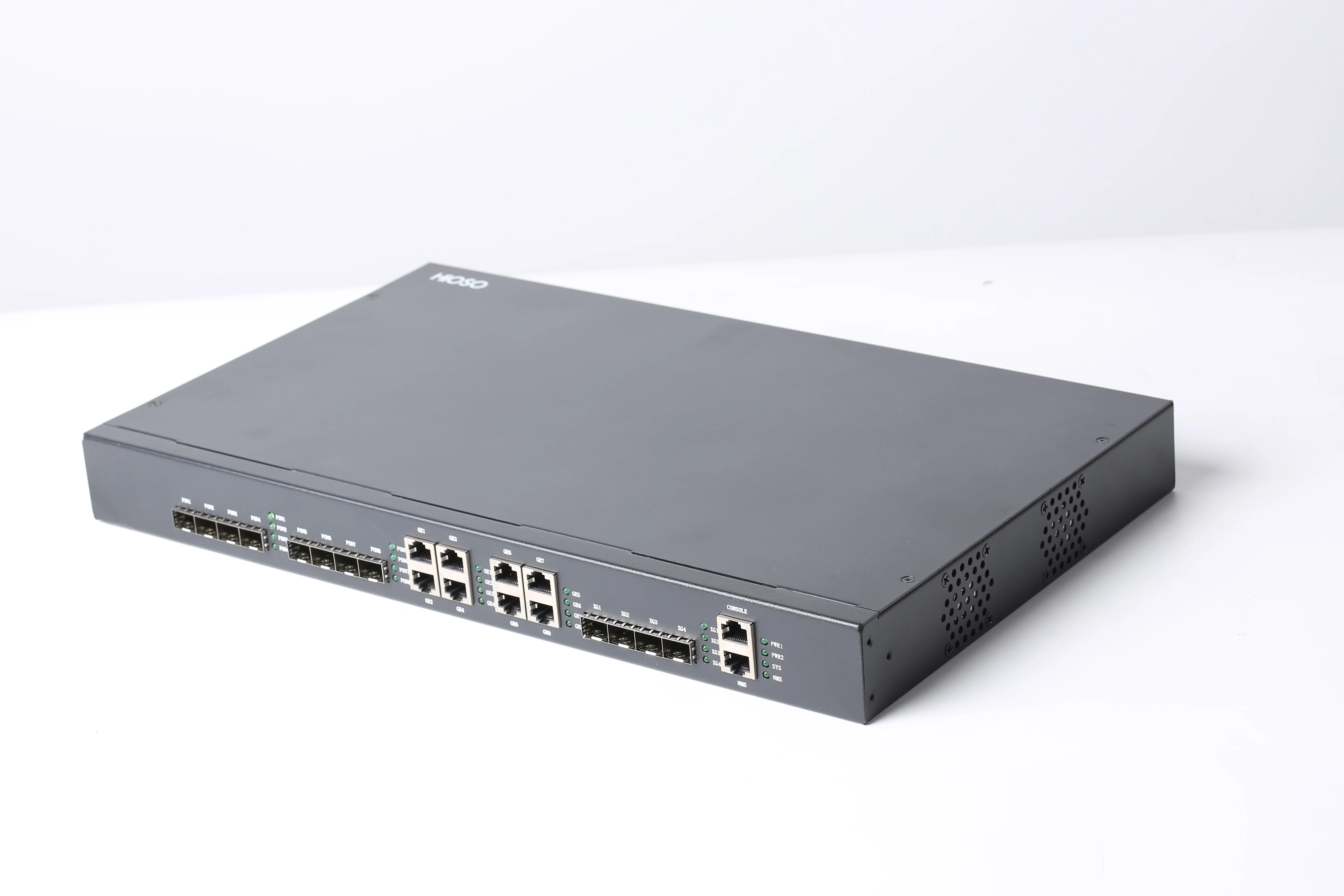 HA7308CX 1U frame 8PON 10G uplink EPON OLT high integration and medium capacity cassette EPON OLT Without modules