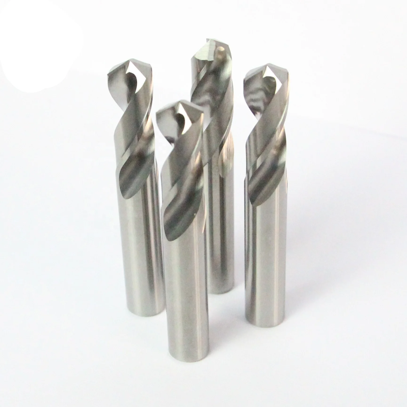Tungsten carbide cemented carbide twist drill cutting tools for aluminum machining
