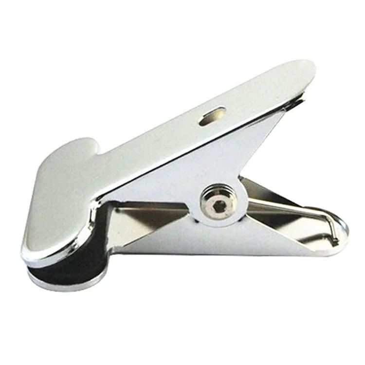 Chrome-plated reinforced table lamp metal clip LED iron  fixed clip table lamp holder hose clip lamp accessories