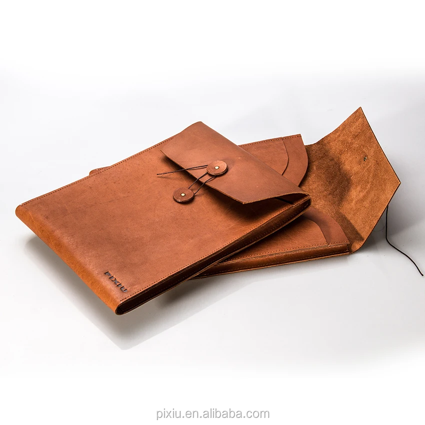 
Fashion Briefcase Handcrafted a4 Leather Portfolio 