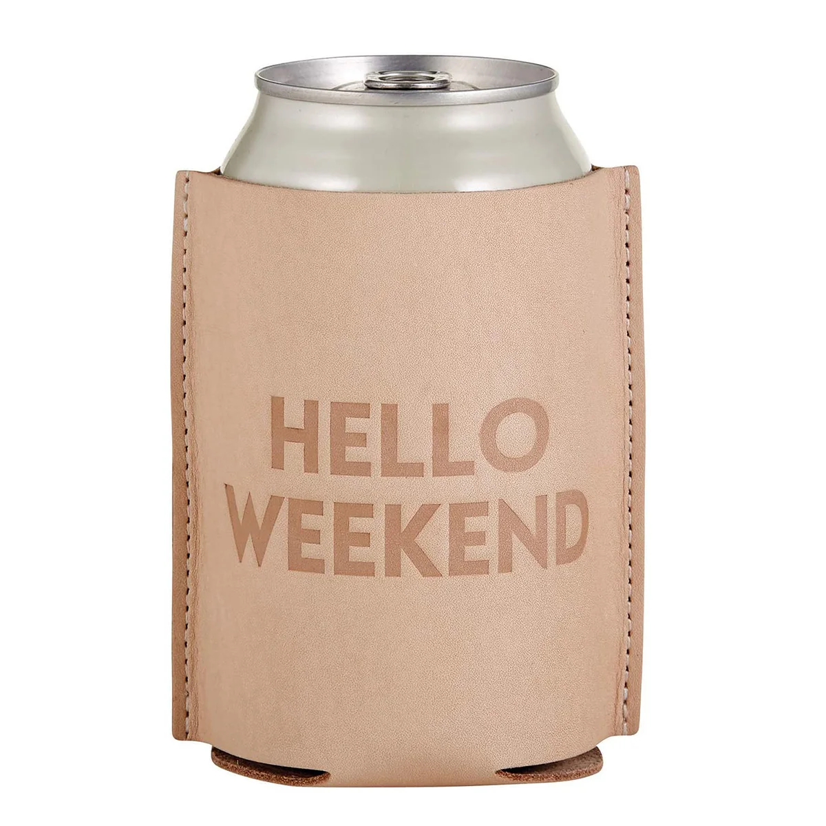 Кожаный медведь может держатель охладитель Koozy напитков изготовленный на заказ Кубок голодный рукав кожаные Coozies посуда