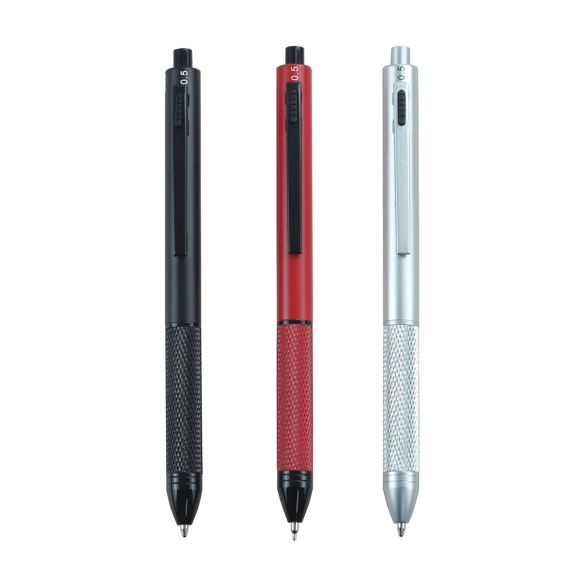 High Quality 4 in 1 Multifunction Metal Pen with Gravity Sensing Ballpoint for Luxury Promotion Gifts