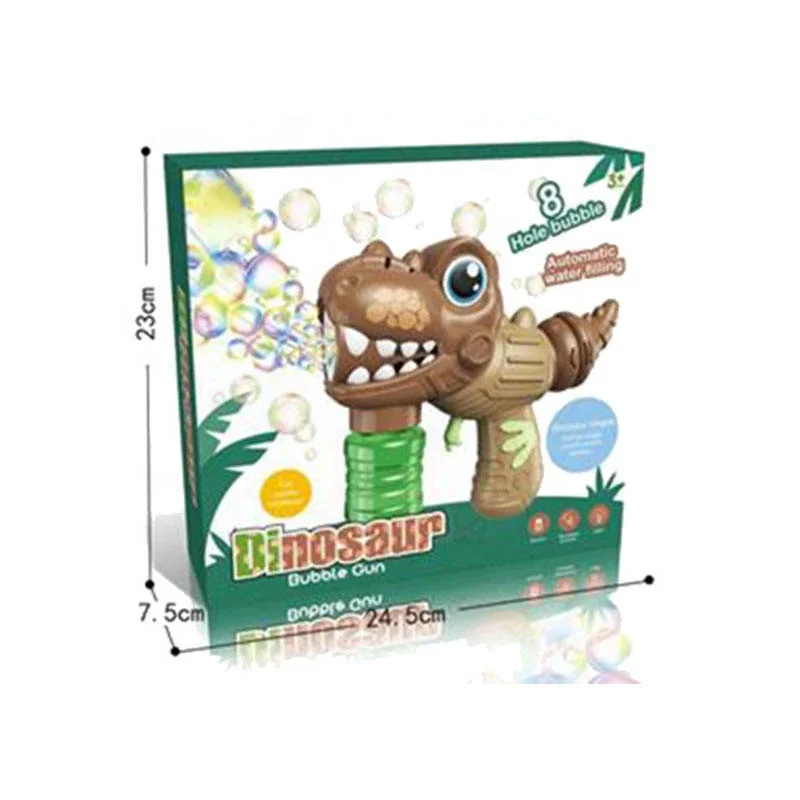 Ly Dinosaur Bubble Machine Blaster Wanna Bubble Maker For Kids Blow Kids Bubble Gun