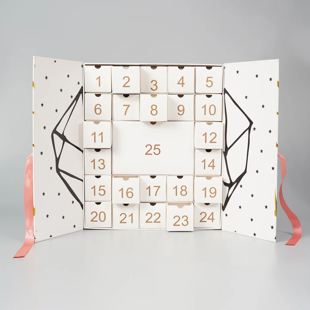 Ramadan Blind Advent Calendar Chocolate Box Caja De Calendario De Adviento Christmas Avent Calendar Packaging Box