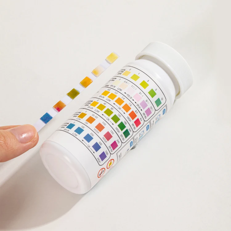 Hot sale 6 IN 1 PH test strips water PH test paper swimming pool test strips