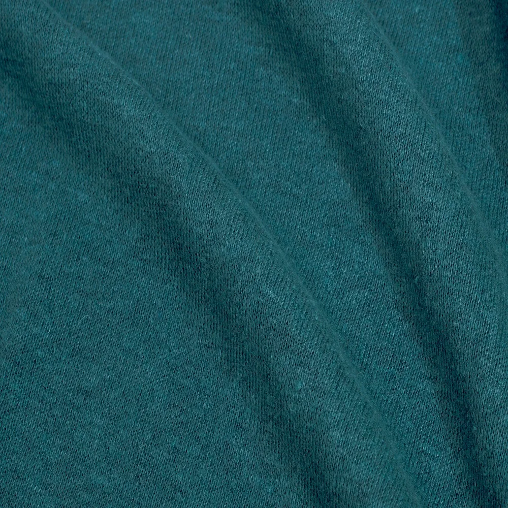 J1023# hemp fabric manufacturer durable hometextile knit fabric hemp tencel recycled fibers for shirt organic ribbed jersey