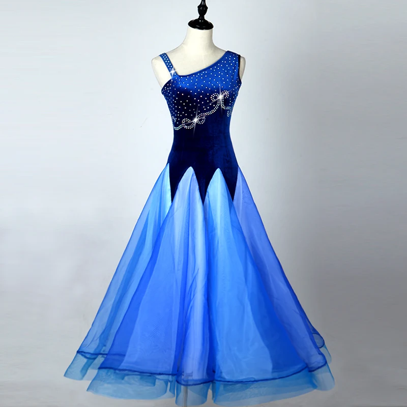 MQ024  Wholesale International Standard Competition  Ballroom Dance Dress