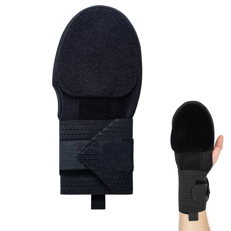 Adjustable Baseball Sliding Mitt Softball Protective Baseball Hand Guard with Elastic Compression Strap