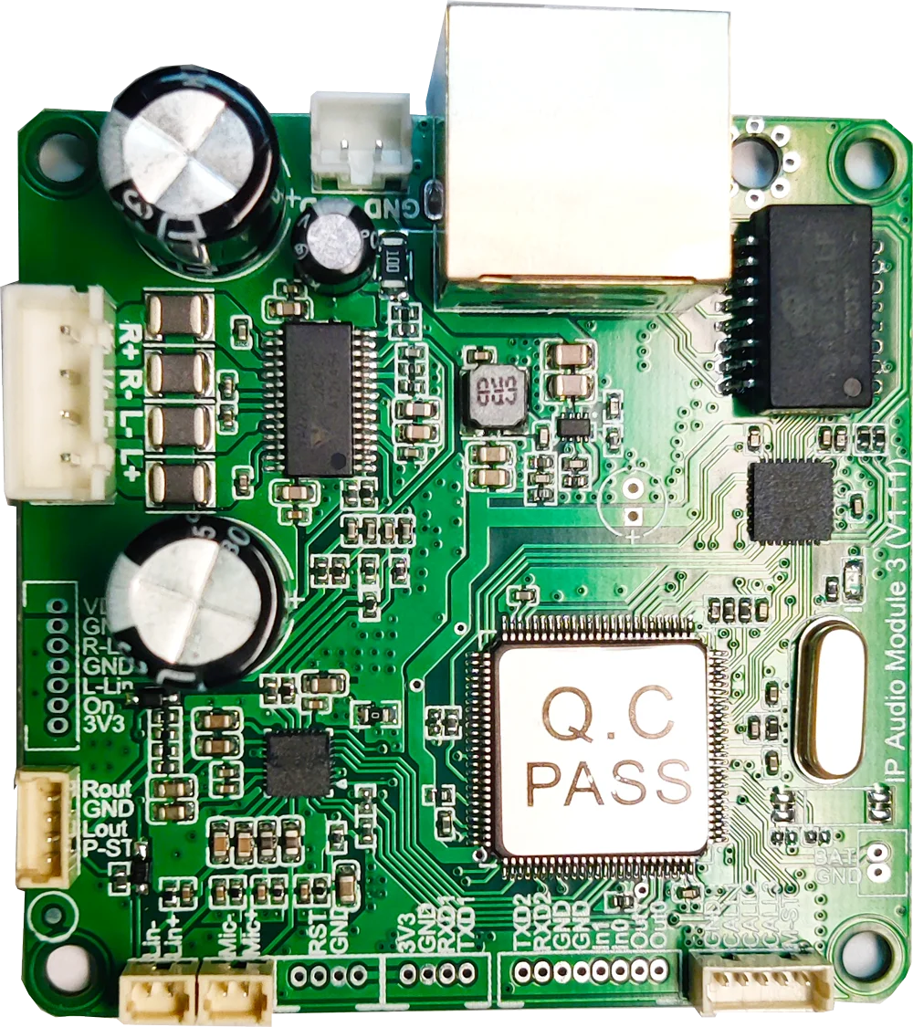 SINREY SIP2403V digital broadcasting and two-way intercom PCB board network audio pcb board