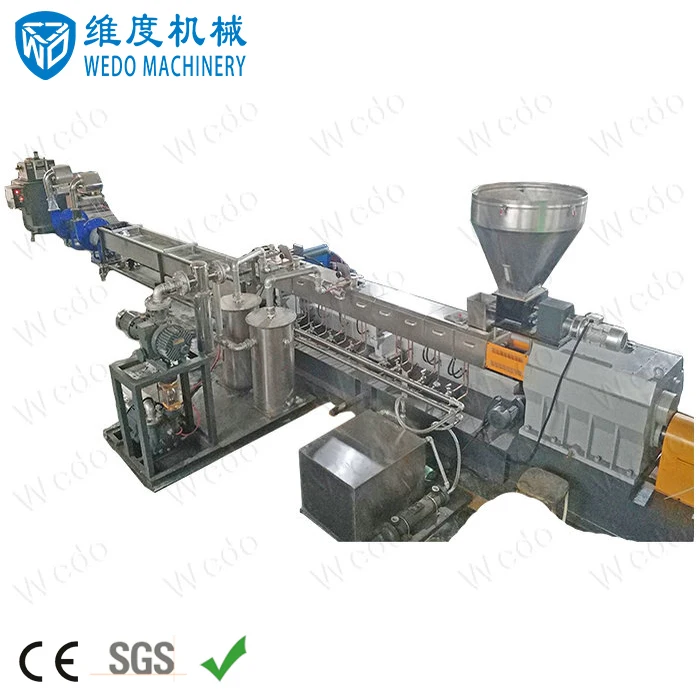 ZHANGJIAGANG City Best Performance Plastic Extruder Industry Hot Popular In 2024 November Plastic PET Flakes Pelletizing Machine