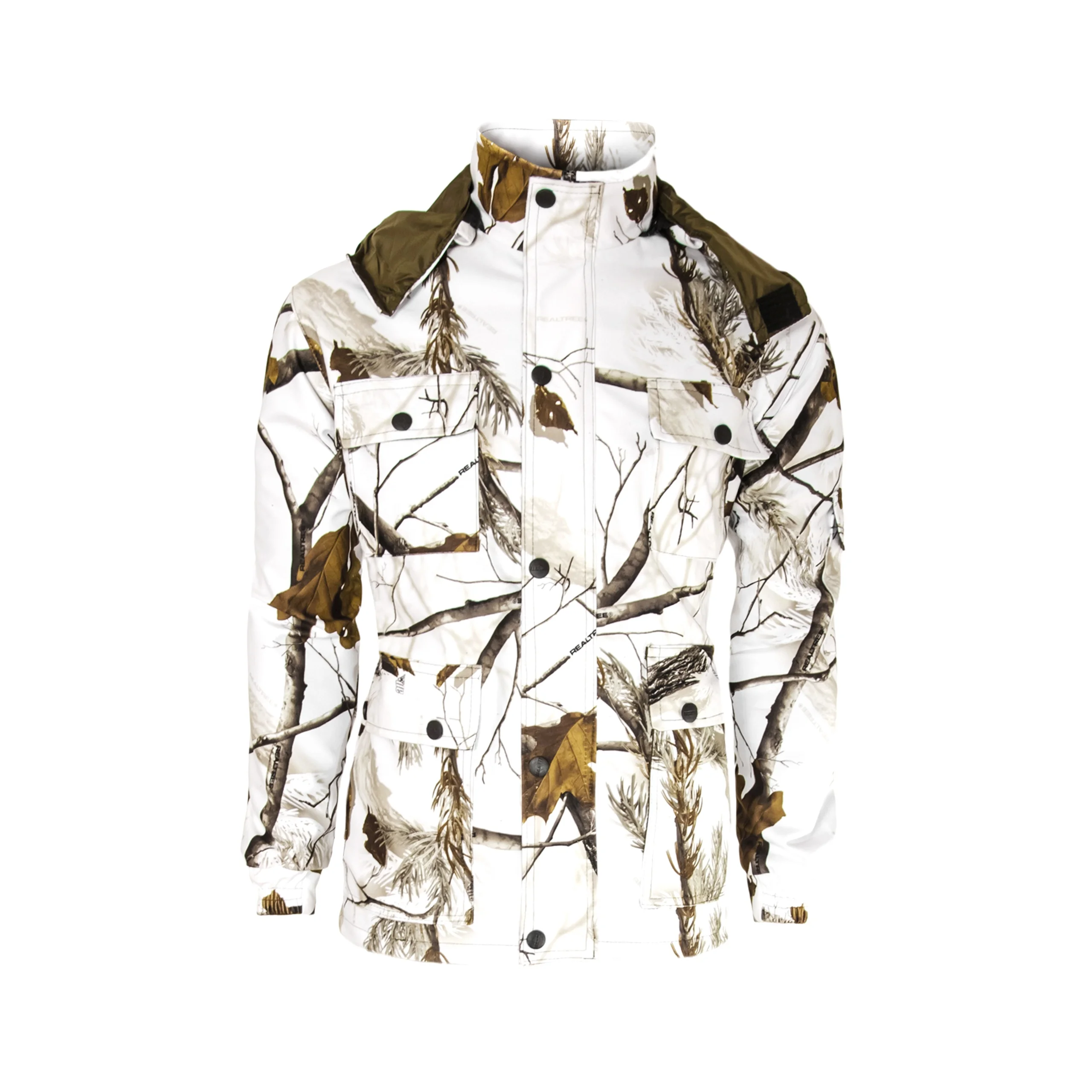 Professional waterproof hunter camo jacket for deer hunting from BJ Outdoor