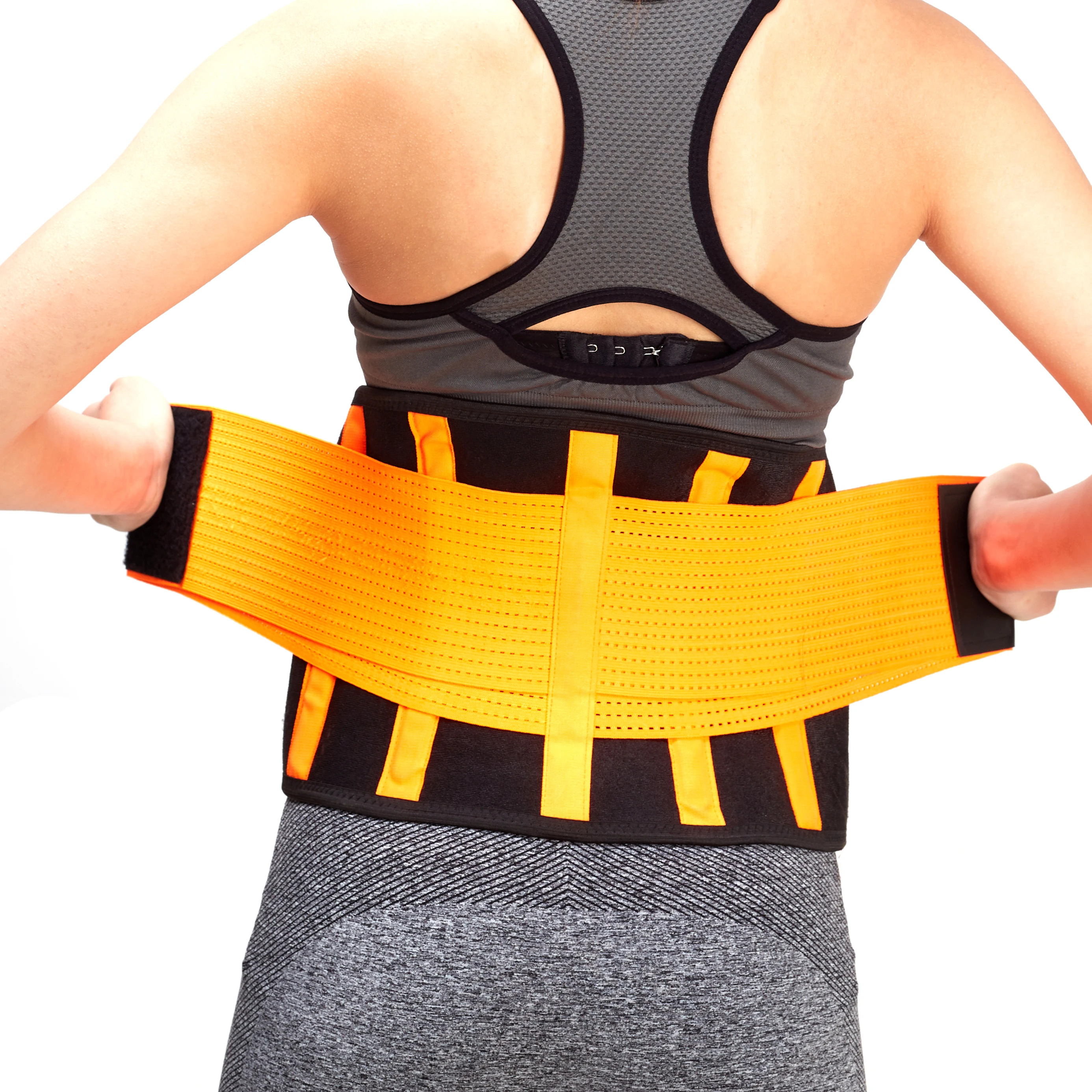 hot selling premium magnetic lower back waist trainer belt safety waist brace medical waist support