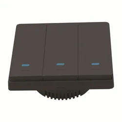 Tuya 1/2/3 gang Smart Power Switch WiFi Push Button Wall Light Switches EU UK Wireless Alexa Google Home Assistant