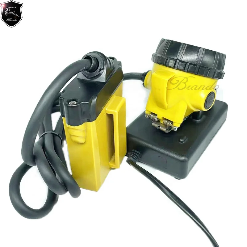 Brando  CE approved  anti-ecplosive 13H 25000lux KL12M led moving head light plastic helmet  waterproof cap lamp