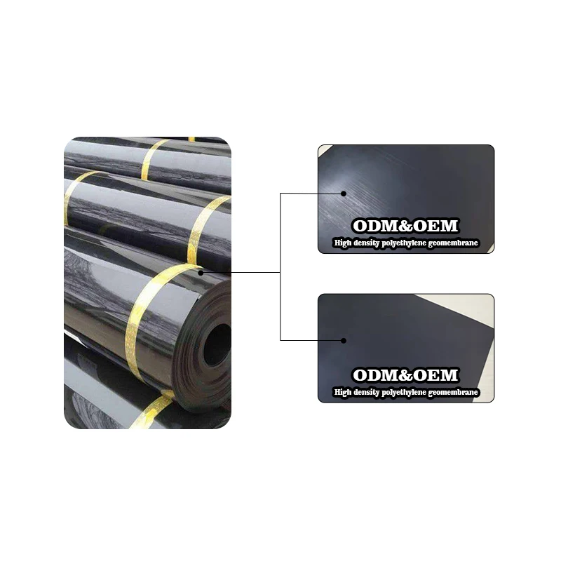 Цена по прейскуранту завода 1,5 мм 2,0 мм белый цвет HDPE/PVC/EVA полиэтилен высокой плотности геомембрана водонепроницаемый материал для проезжей части