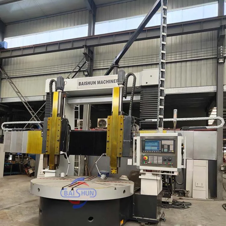 Vertical Brake Drum Cutting CNC Lathe Machine Turning Lathe