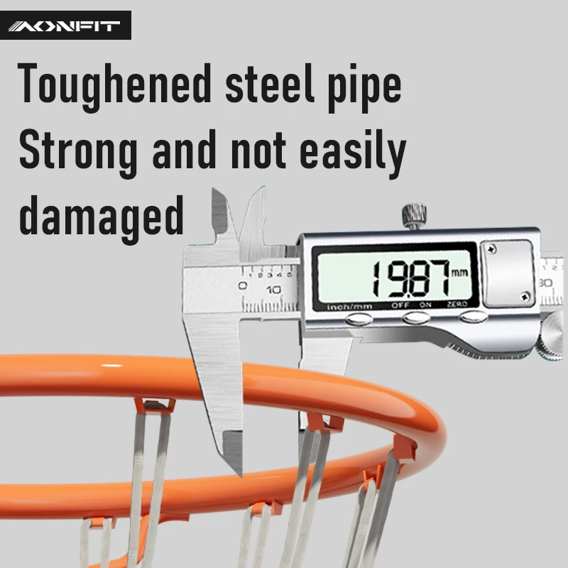 Custom Over the Door Mini Basketball Hoop with Ball and Breakaway Spring Rim