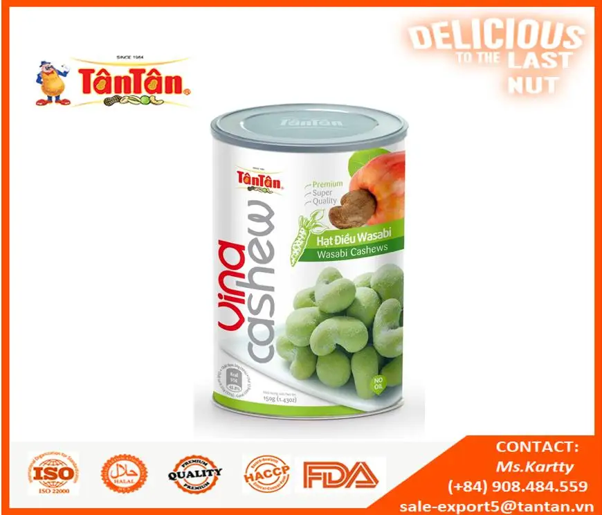 Crispy Dehydrated dried nut kernel Snack HONEY CASHEW ready to eat healthy food