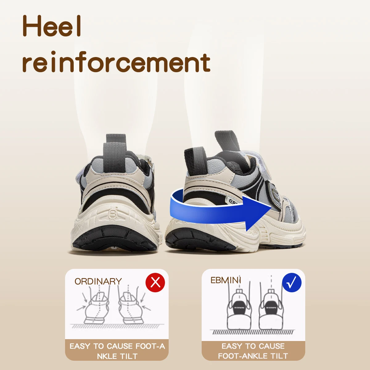 EBMINI children sneakers running casual non-slip chunky sneakers autumn new girls baby shoes breathable outdoors boys shoes