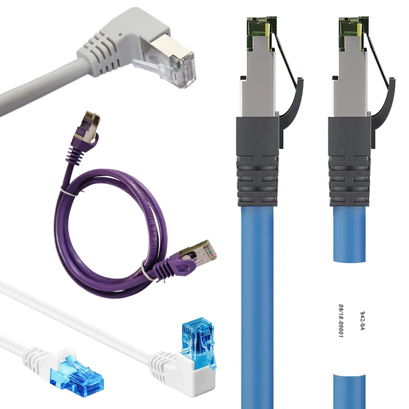 Соединительный кабель Sftp Twist Rj45 Cat 5e Cat6 7 Cat7 Cat5 Ethernet Lan 1 м 2 3 5