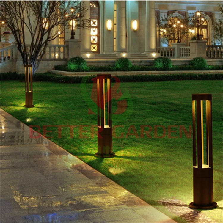 Стоечный светильник наружный садовый стоечный corten из