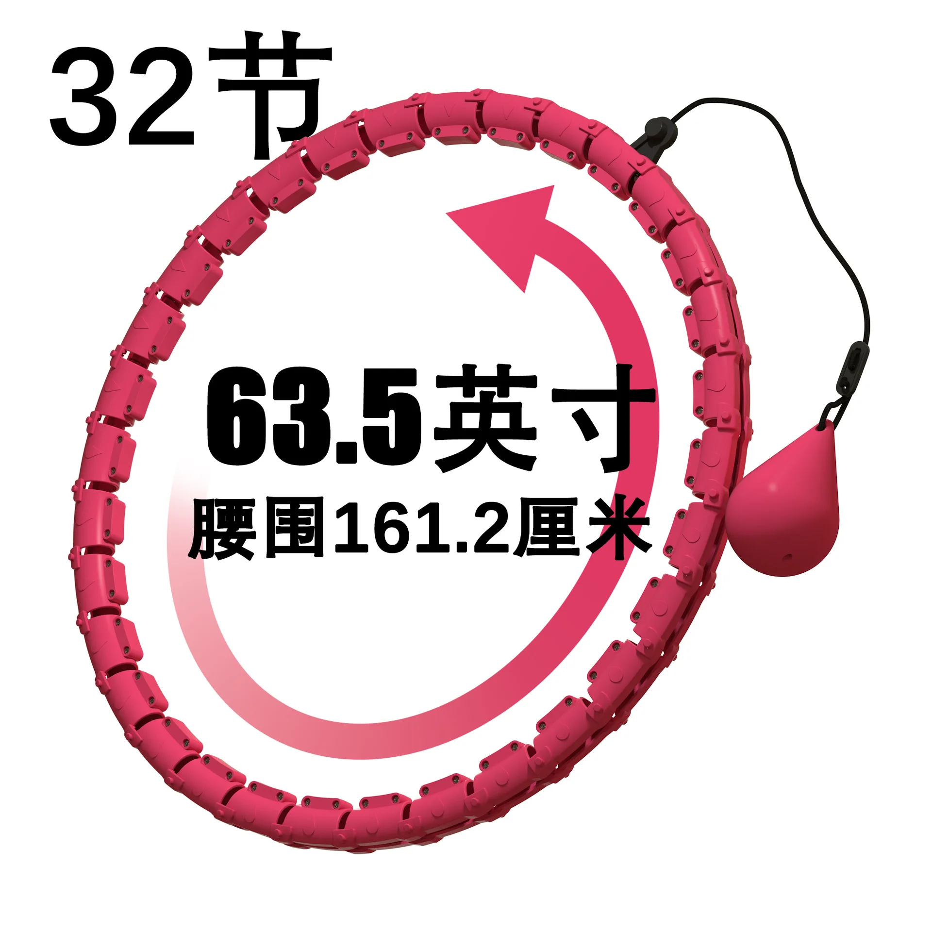 High quality fitness smart weighted lose exercise detachable portable sports new mobile gym fitness hula hoops for adults