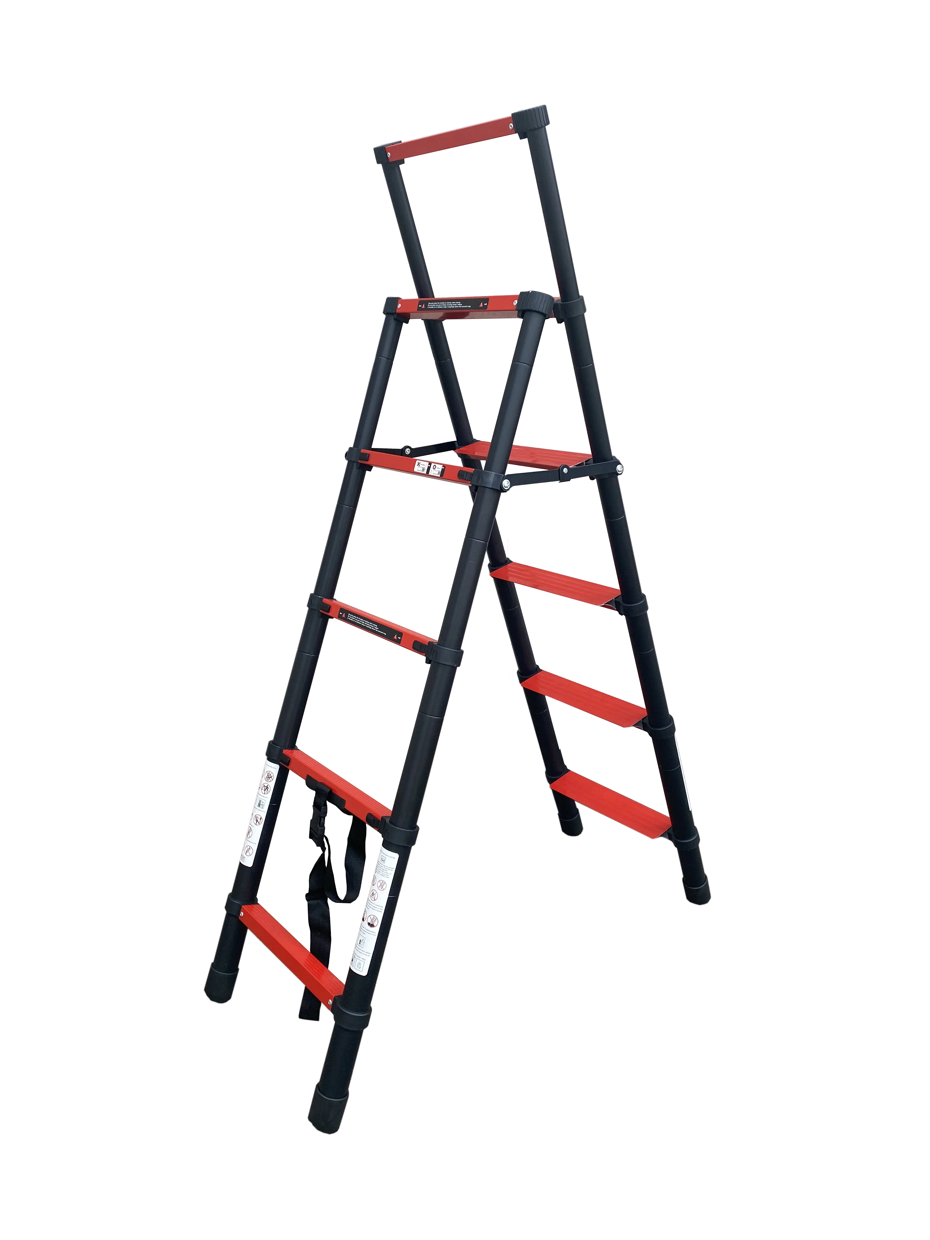 Color double joint telescopic wide step ladder high ceiling ladder other ladders scaffolding