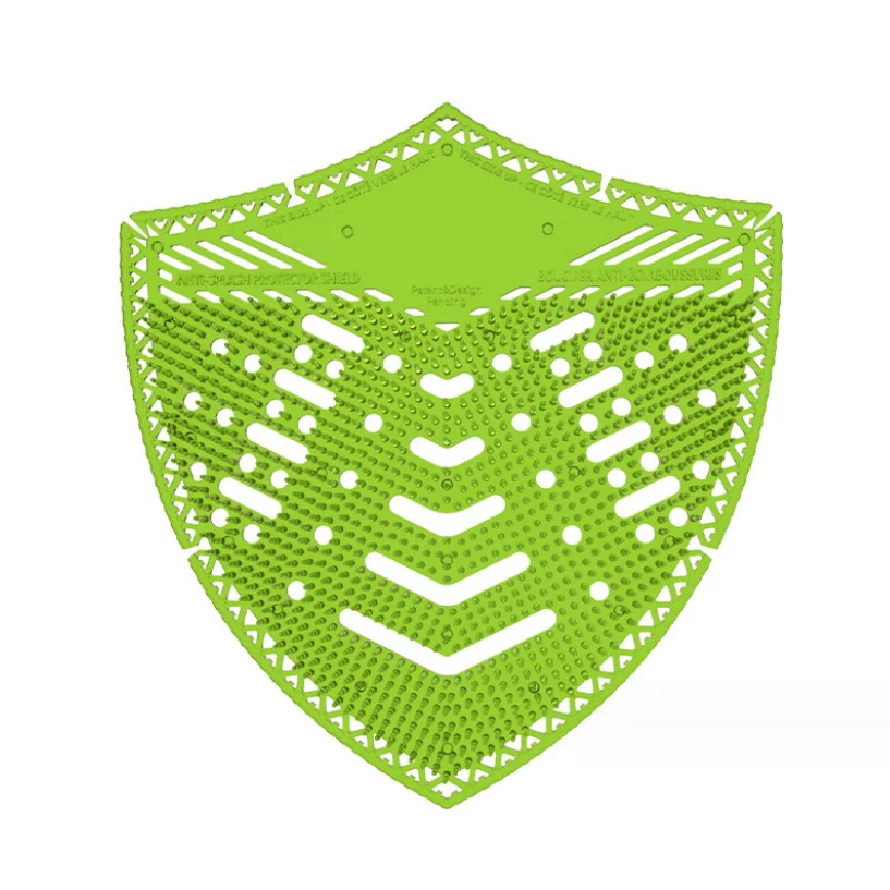 High Quality Free Custom Logo Printed anti-splash Urinal Screen deodorizer mats for Washroom toilet Urinal Screens manufacture