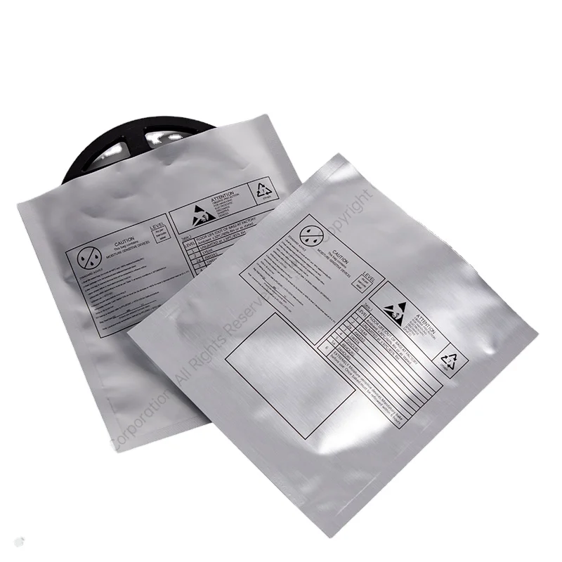 Custom Moisture Barrier Bag Industrial Vacuum Packaging Aluminum Foil MBB Antistatic ESD Bag
