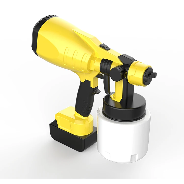 18V Cordless Rechargeable Lithium Battery Powered Operated Hvlp Painting Paint Sprayer Spray Gun
