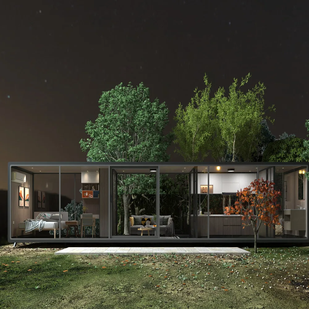 Cheap Prefab House Ready Made Expandable Coffee Shop Luxury Tiny Prefabricated Houses Modular Container Home