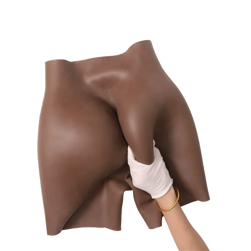 Medium Size High Waist Silicone Shapewear 2.0cm Thickness Butt Padded Hips Lifter Buttock Push Up Panties Silicone Women Shaper