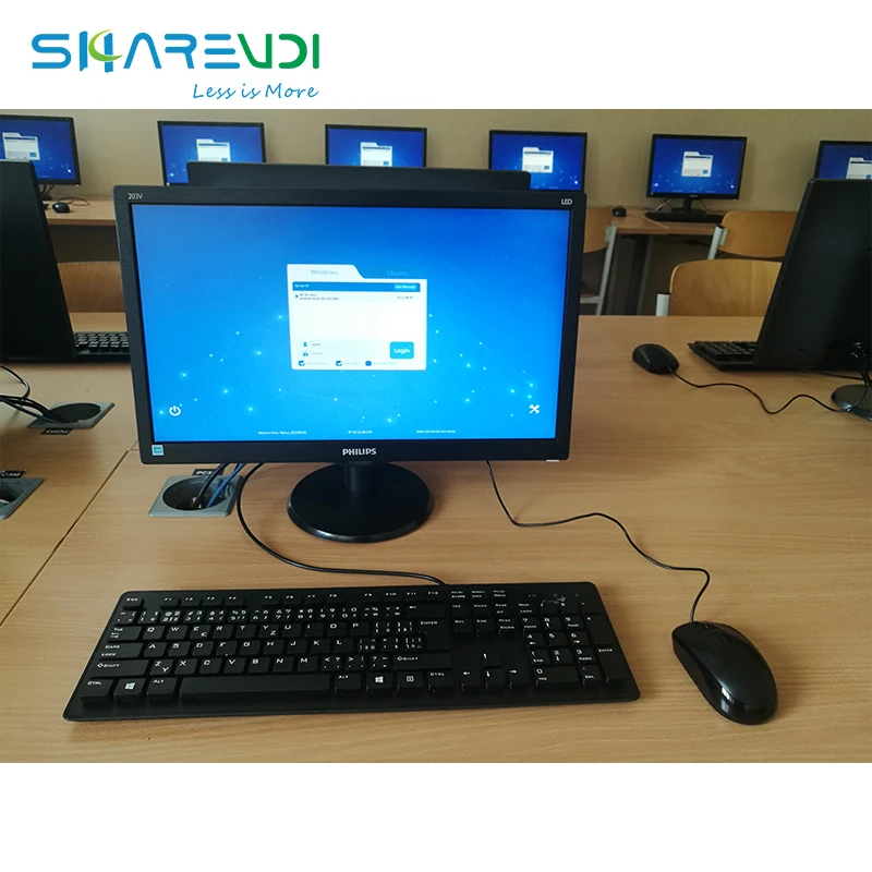 Virtual desktop тонкий клиент для образования нескольких пользователей долю одного ПК вычислительных